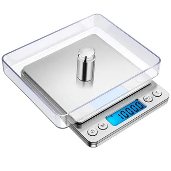 

Digital Kitchen Scales With Tray High Precision Mini Pocket Jewelry Scale Food Diet Scale for Cooking Kitchen Accessories