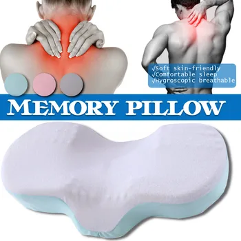 

Memory Foam Pillow Orthopedic Sleeping Beding Pillows Butterfly Shaped Ergonomic Cervical Pillow Comfortable Neck protection