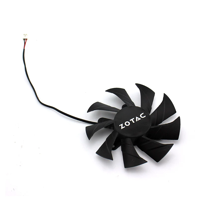 85 мм GA91B2U 2PIN GTX 1050 PA вентилятор охлаждения для ZOTAC GeForce 1050Ti 4 Гб PB Thunder вентиляторов