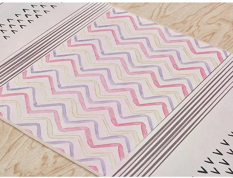 Открытый Babyroom кухня Круглая дверь черный свободный от песка коврик Tapis Chambre Fille спальня области килим Dywanik ковры для гостиная