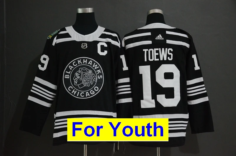 Новые Детские Молодежные Майки Chicago atrick Kane Jonathan Toews Duncan Keith Corey Crawford