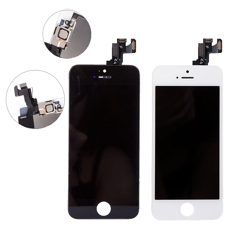 ЖК дисплей в сборе для iPhone 5 5c сменный сенсорный стеклянный модуль дигитайзер