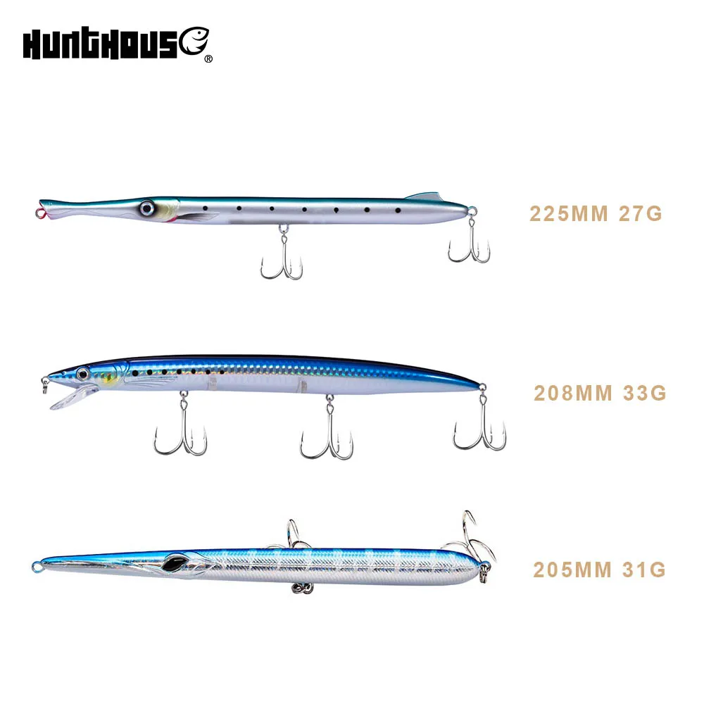 Hunthouse Sandeel гольян приманки карандаш Рыбалка bonito рыбацкий длинный Литой topwater pesca