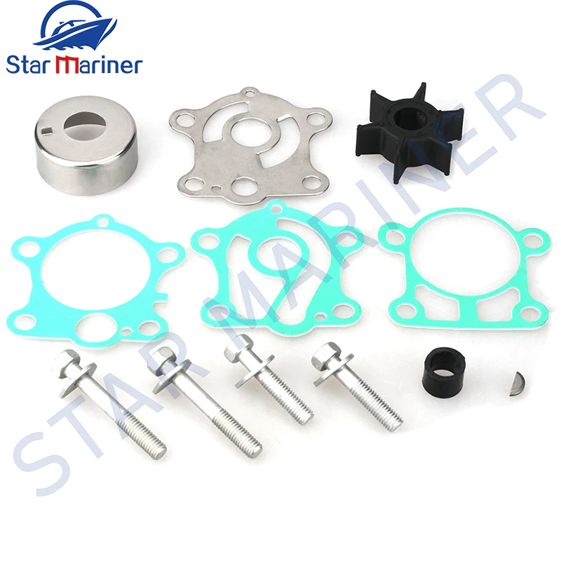 Water pump repair kit for Yamaha 25 hp 30 hp 6J8-W0078-A1 2 str outboard 