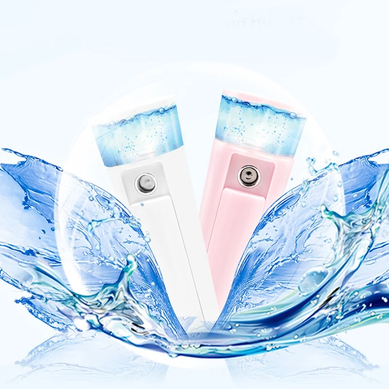 NEW-25Ml Usb туман спрей распылитель для лица распылитель холодной воды увлажняющий лицо для тела лица небулайзер Паровая установка Распылитель белый