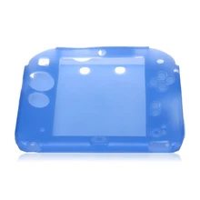 FFYY-защитный силиконовый кожаный чехол для 2DS Blue