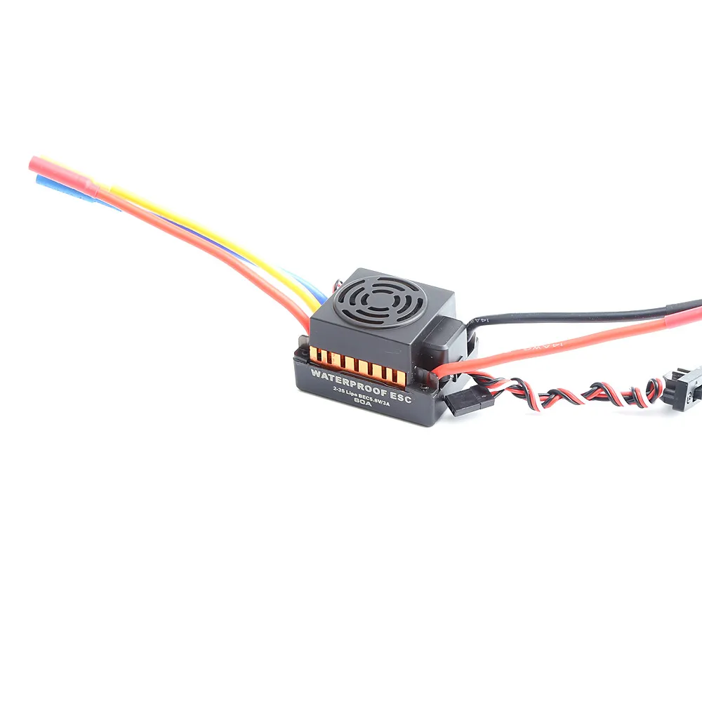2019 новый обновленный водонепроницаемый 3650 3900KV Rc бесщеточный двигатель 60A ESC