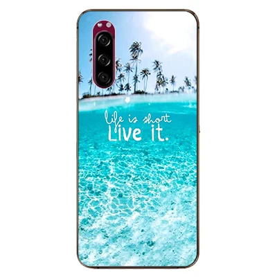 For Sony Xperia 5 J8210 J9210 J8270 Case 6.1'' Fashion silicone Back Cases for Sony Xperia 5 Phone Cover Protective Shells Coque - Цвет: W22