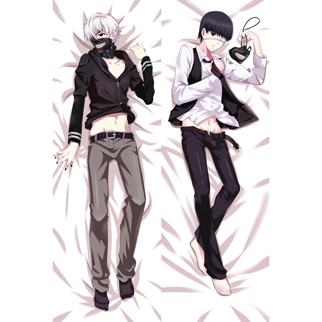 Наволочка с аниме Tokyo Ghoul Косплэй костюм Ken Kaneki отаку Dakimakura на подушку обниматься