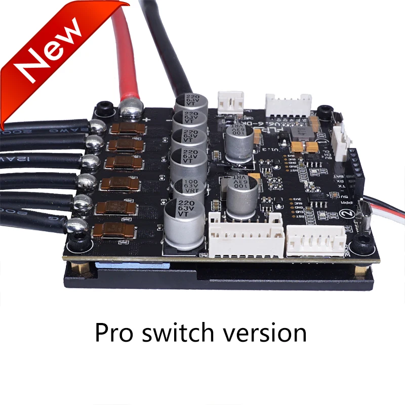 Dual FSESC6.6 Plus basierend auf VESC6 Elektrische Lange bord Speed Controller 100A 12s Skateboard 