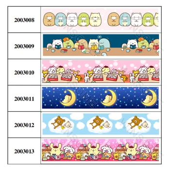 

New 50 Yards Japanese Cartoon Sumikko Gurashi Printed Grosgrain,satin Ribbon