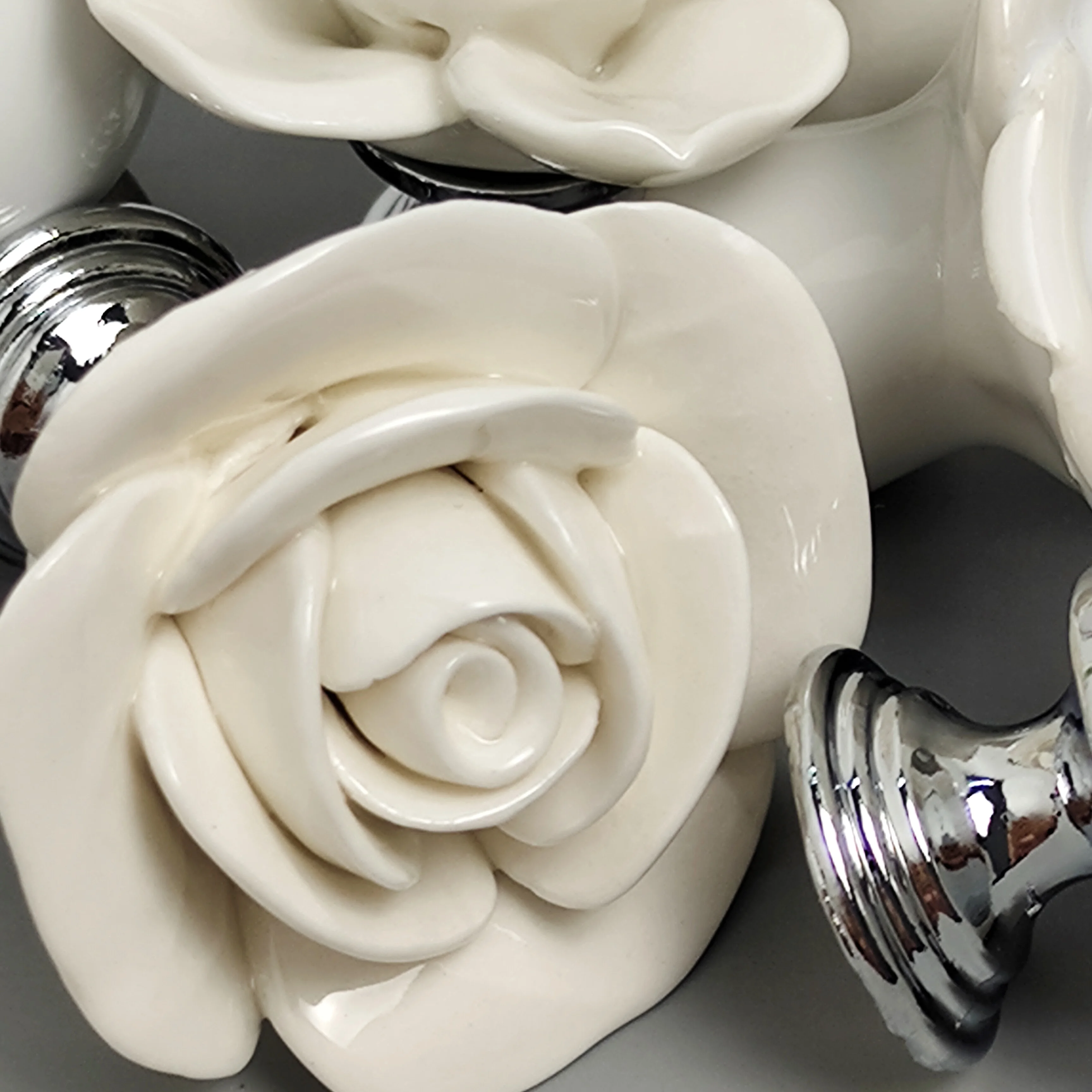 Poignées de Tiroirs en Fleurs Pour Porte de Placard de Matériel poignees de tiroirs en fleurs pour porte placard materiel 04