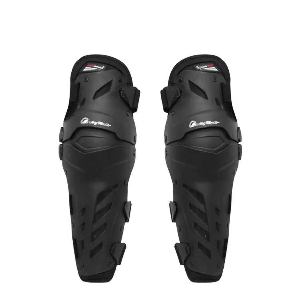 Motorcycle Riding Knee Pads Off-road Racing Anti-fall Wear Knee Pads Two-piece Motorcycle Accessories - Цвет: Black