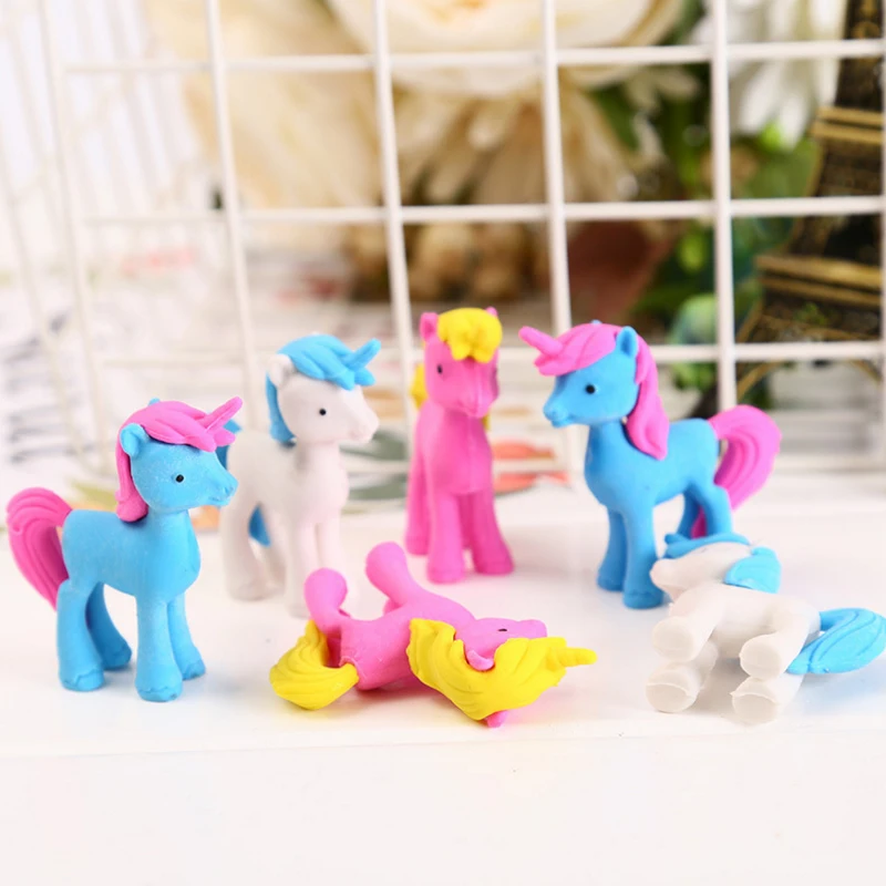 Party Favor for Holiday Gift 36 Pcs Unicorn Pencil Eraser Office Supplies 