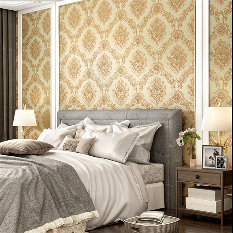 Papel де parede High-end класса люкс в европейском стиле с большим цветком и ТВ фоне кирпичной стены большой бумажный стакан для красного и синего цвета для гостиной KTV Box обои для отеля