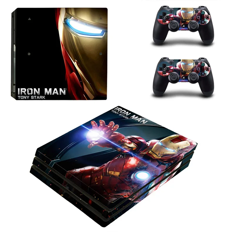 Железный человек PS4 Pro sticker s PS 4 Play station 4 Pro виниловые наклейки Adesivo для консоли и контроллера playstation 4 Pro