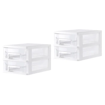 

2x Desktop Organizer Holder Makeups Jewelry Display Cruet Storage Rack