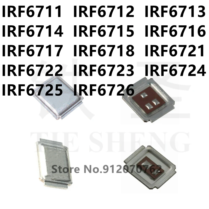 10 шт./лот IRF6711 IRF6712 IRF6713 IRF6714 IRF6715 IRF6716 IRF6717 IRF6718 IRF6721 IRF6722 IRF6723 IRF6724 IRF6725 IRF6726 MOSFET |
