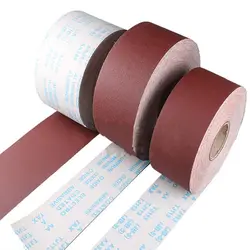 Высокое Качество Абразивные шлифовальные ленты абразивный бумажная ткань рулон полировки наждачной бумаги Металлообработка