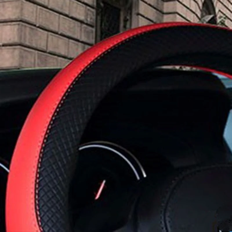 Для Mercedes 14,5-15 дюймов Чехол рулевого колеса автомобиля Защитная искусственная кожа
