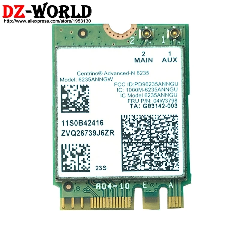 Беспроводная Wi Fi + BT 4 0 NGFF карта 6235ANNF W для lenovo Thinkpad X230S T431S L440 L540 T440P T540P W540 W541 ноутбук