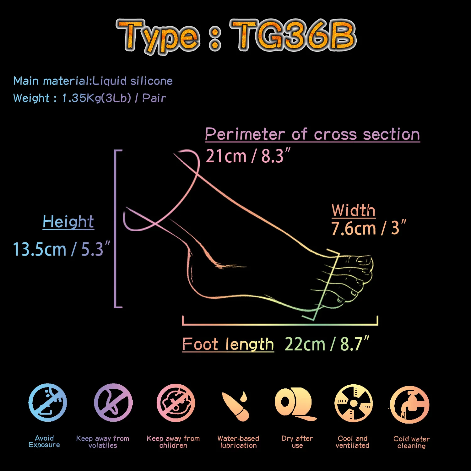 Silicone Female Foot Model Simulation Mannequin Realistic Fetish Feet Shooting Props Shoes Jewelry Display Medical Massage TG36B