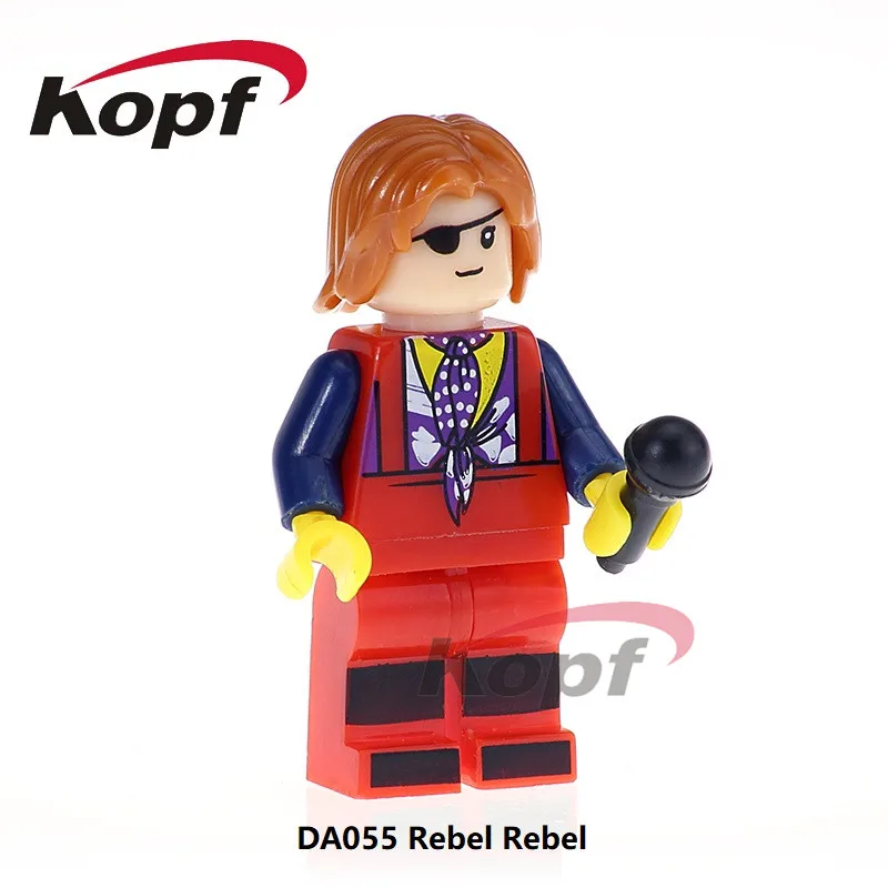 20 шт. DA055 строительные блоки Супер Герои Rebel Давид Боуи гранж икона Кирпичи Детские Подарочные игрушки модель - Цвет: DA055 20Pcs No Box