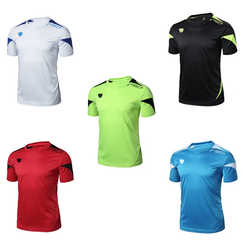 FANNAI Men Gym Shirt Running Shirts Quick Dry Fitness T-shirt Men's Tops Tees Clothing Short sleeve Jerseys Gym Sportswear