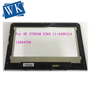 

For HP STREAM X360 11-AA001LA X6X63LA 906791-001 Assembly lcd Panel Kit touch digitizer screen with frame Bezel Tested A+