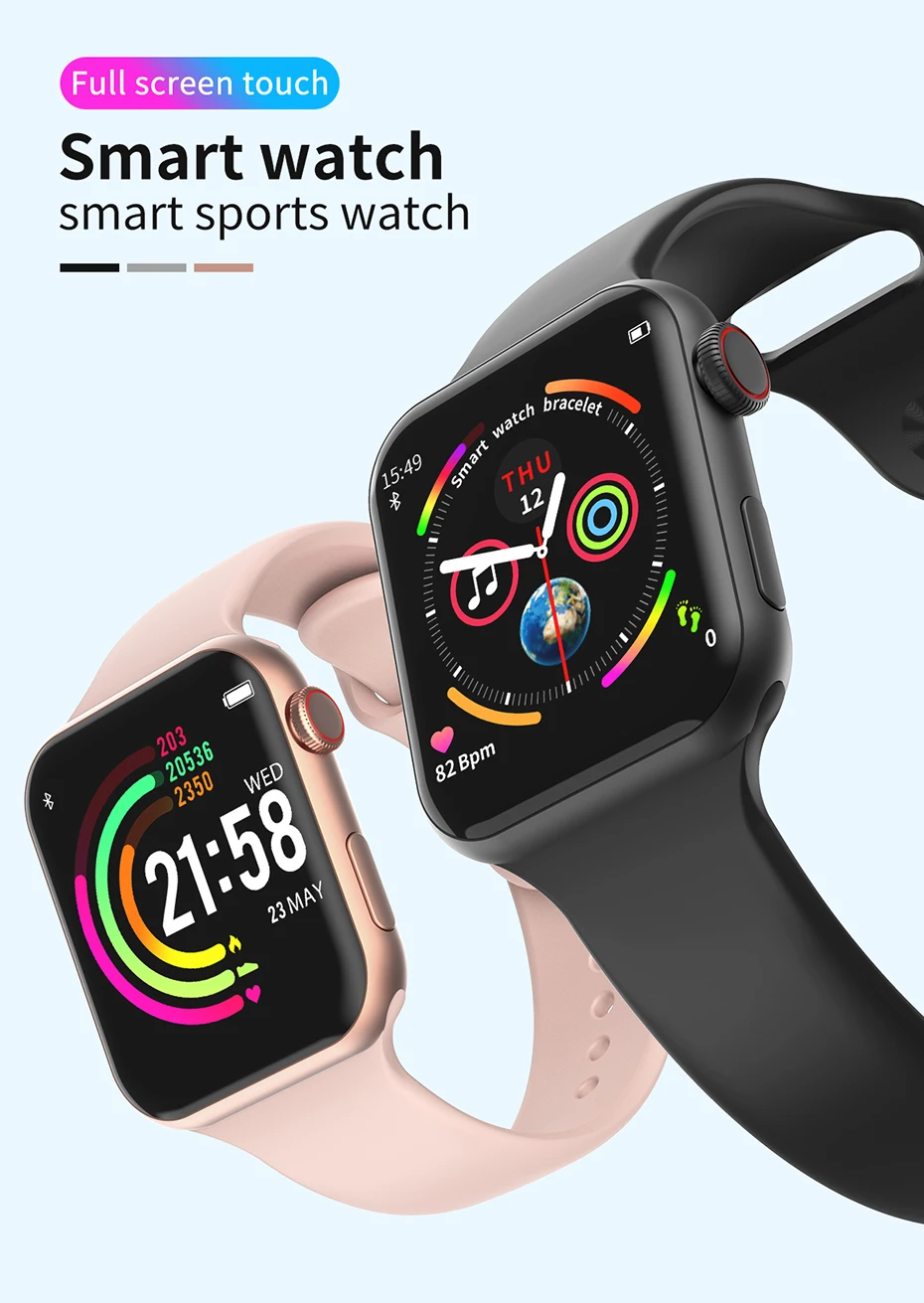 SCOMAS IWO 8 lite Смарт-часы 1,5" ips сенсорные часы 4 монитор здоровья Спортивная запись данных для iOS Android мужские и женские умные часы