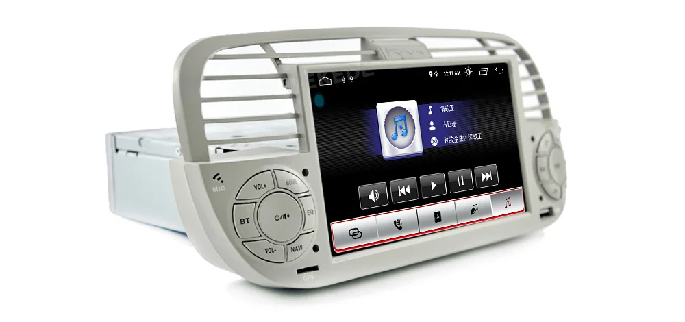 Cheap 2G RAM Android 9.0 Car DVD Player Multimedia For FIAT 500 GPS Navigation Audio 4G Wifi DAB+BT TPMS 12