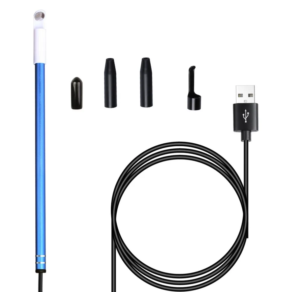 3 в 1 Профессиональный Многофункциональный USB ушной эндоскоп для чистки ушей с мини-камерой HD набор для удаления ушной воск для ПК 2019