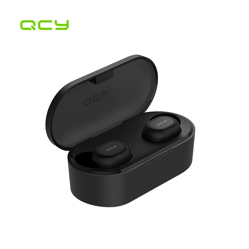 QCY T1C Мощность версия Bluetooth V5.0 наушники True Беспроводной 3D стерео звук с двойным