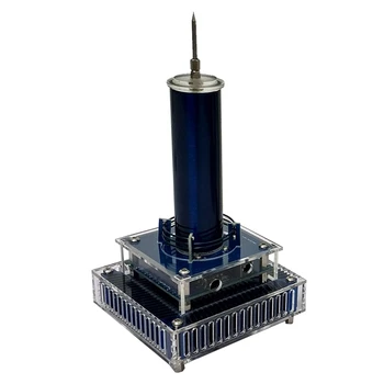 

Music Tesla Coil Acrylic Base Shell Arc Plasma Loudspeaker Wireless Transmission Experiment Desktop Toy Model with Acrylic Shell