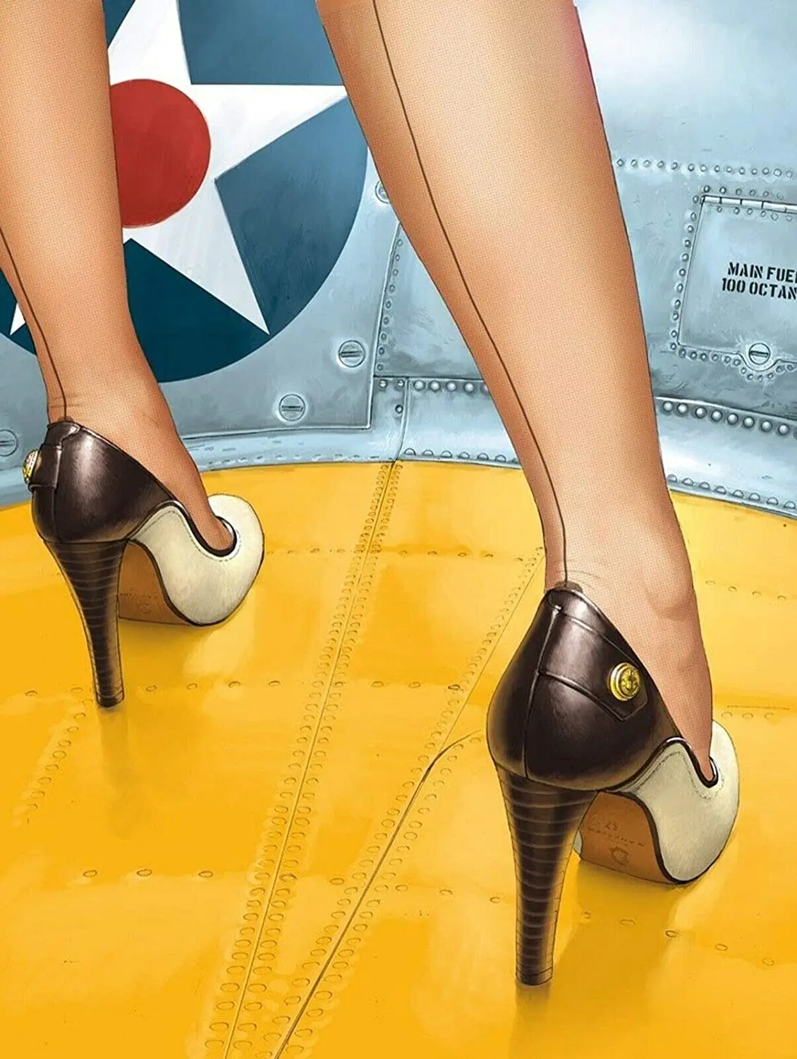 

Metal Tin Sign Air Force Pin Up Girl Pub Bar Retro Poster Home Kitchen Restaurant Wall Decor Signs 12x8inch