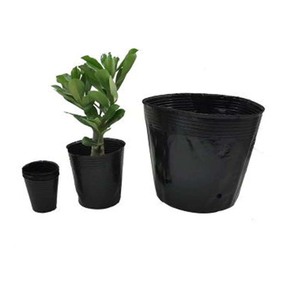50/100pcs Plastic Plant Nursery Flowerpot Seedlings Planter Containers Flower Pot Set Bottom Hollow Nursery Pot Garden Supplies nursery pots plastic flowerpot