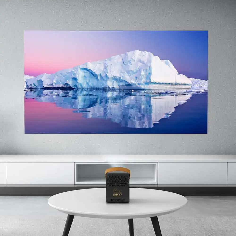 

Full HD 1080P Smart Lite Mini Projector Home Theater Projector TV 550ANSI Lumens Android Side Projection Support 4K 3D HDMI