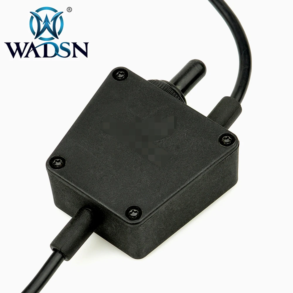 WADSN E-Switch Тактический PTT Bowman страйкбол разъем для гарнитуры радио военный Mildland Ken разъем защита для ушей стрельба аксессуар