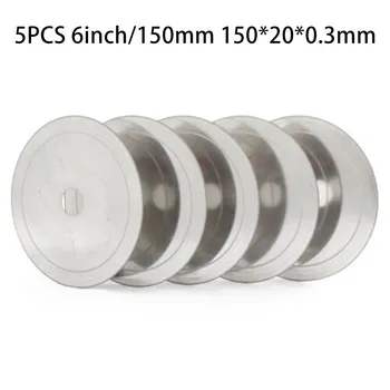 

5 PCS Diamond Saw Blade Silver Bit For Turquoise Air Stone And Opal 6 Inch