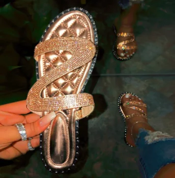 

Summer Women Flat Slippers Jelly Slides Transparent Strap Female Open Toe Causal Flip Flops Outdoor Ladies Beach Shoes