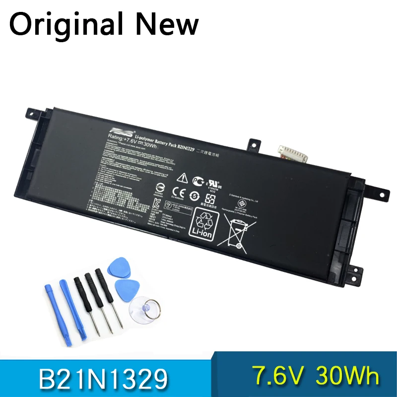 Новый оригинальный Аккумулятор B21N1329 для ASUS P553 P553MA D553M X453 X453MA X553 X553M X553B X553MA F453 F453MA
