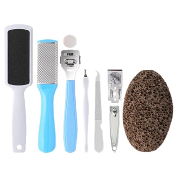 

10PCS Pedicure Kit Rasp Foot File Callus Remover Scraper Nail Care Tool SET