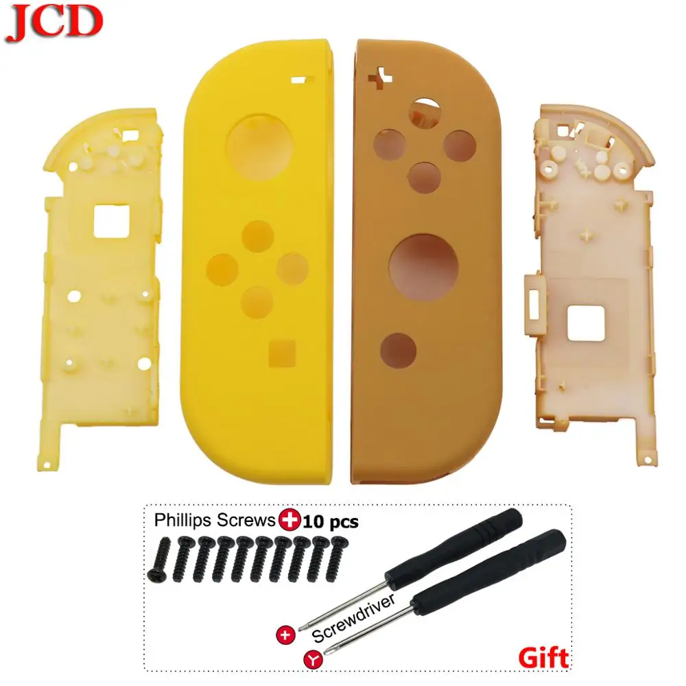 No16 JCD DIY пластиковая Замена для Joy-Con Ремонтный комплект чехол Корпус оболочка для shand для переключателя контроллер отвертка винты - Цвет: No16
