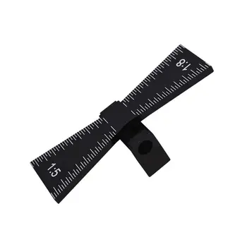 

Swallow Tail Dovetail Marker Aluminum Alloy Hand Cut Wood Joints Meter Guide Tool with Scale Template Size 1: 5 and 1: 8 72XD