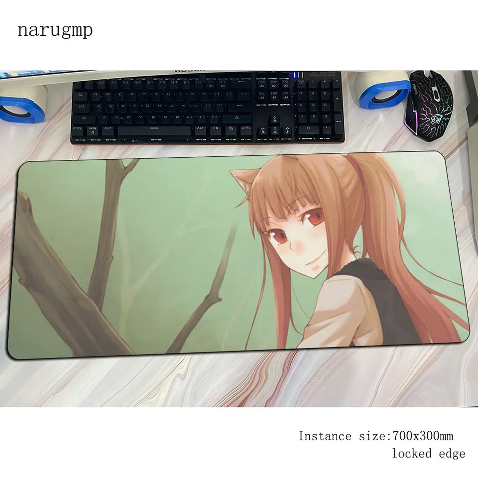 Holo (Spice & Wolf) padmouse gaming mousepad game 700x300mm mouse
