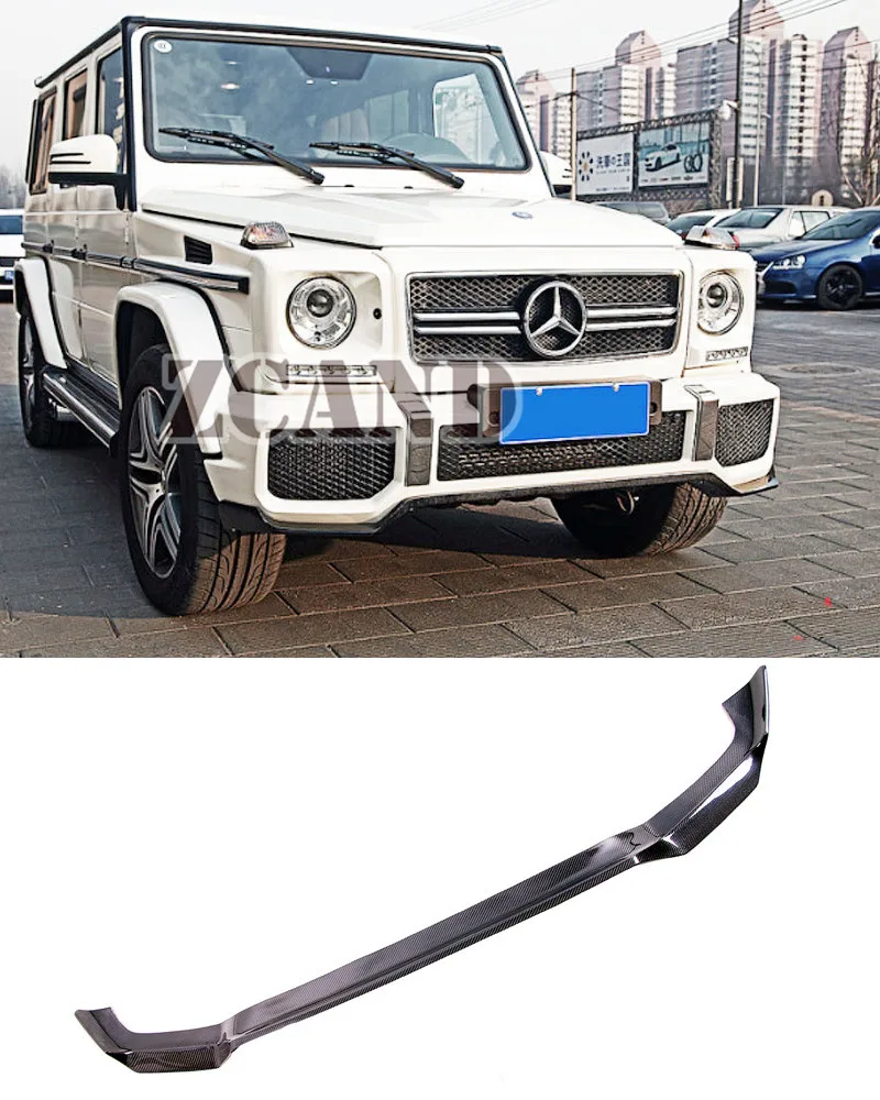 M STYLE REAL CARBON FIBER FRONT LIP SPOILER FOR BENZ W463 G63 G65 | Автомобили и мотоциклы