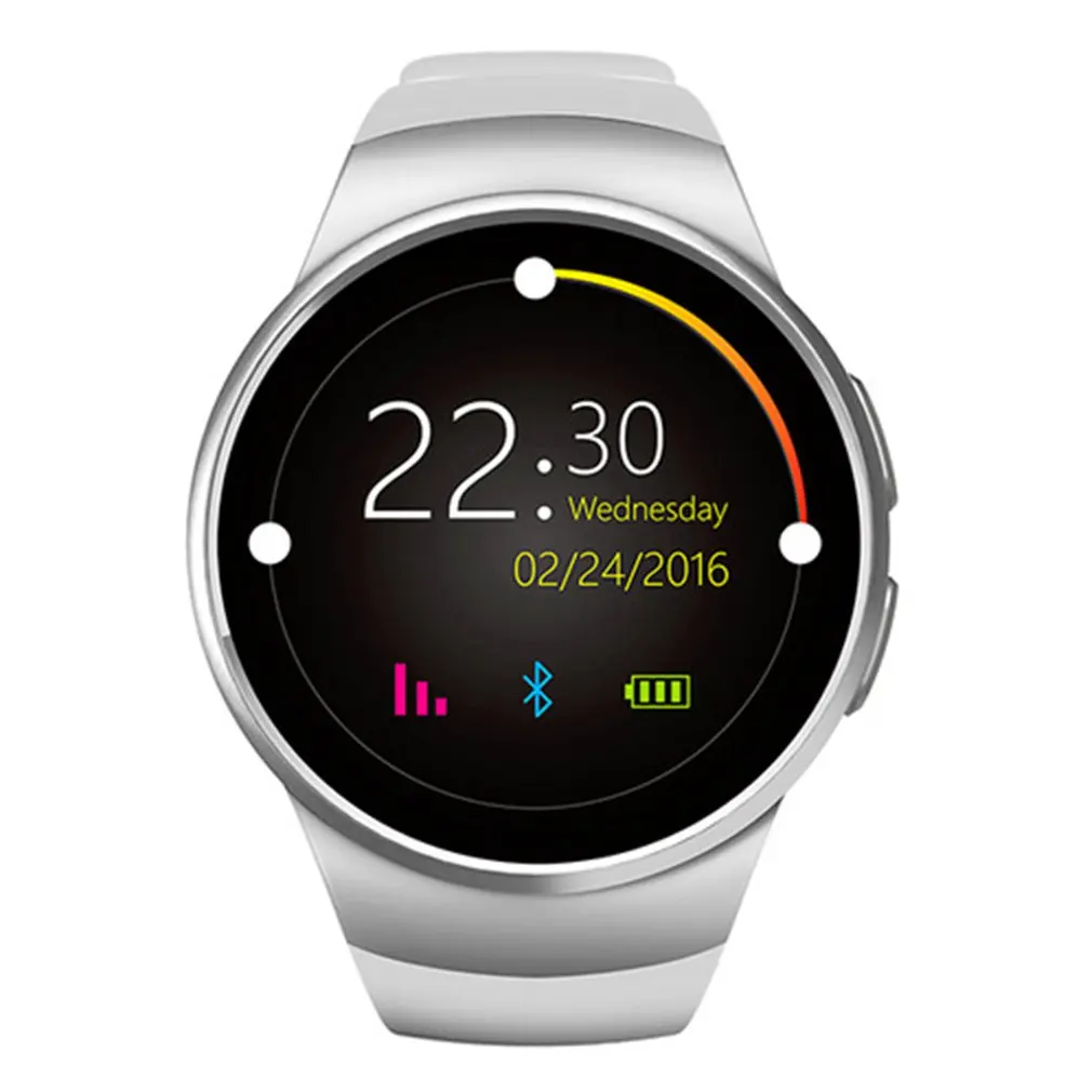 

KW18 Smart Watch Touch Screen Heart Rate Monitor and Pedometer Smart Health Watch Water Resistant Sports Bracelet