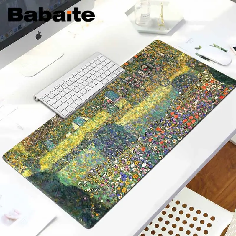 LockEdge 30X90cm Babaite Нескользящие ПК Gustav влез Нескользящие прочные силиконовые компьютерные коврики для ноутбука игровой коврик для мыши - Цвет: LockEdge 30X90cm