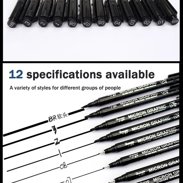Sipa Ultra Needle Pens Fine Liner Black For Mango Illustration Drawing Work  Design Hand-drawing Animation - Art Markers - AliExpress
