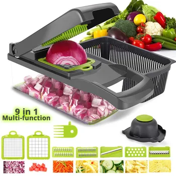 

Vegetable Cutter 6 Dicing Blades Mandoline Slicer Fruit Peeler Potato Cheese Grater Chopper Kitchen Accessories Vegetable Slicer